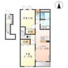 エルシオン 2LDKの間取り