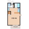 リバティー 1Rの間取り