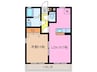 三雲長屋　Ｂ棟 1LDKの間取り