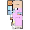 コーパル　Ａ 1LDKの間取り