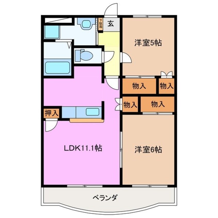 間取図 メゾン・グランディア