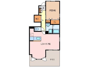 間取図 ルシヨン　Ｃ棟