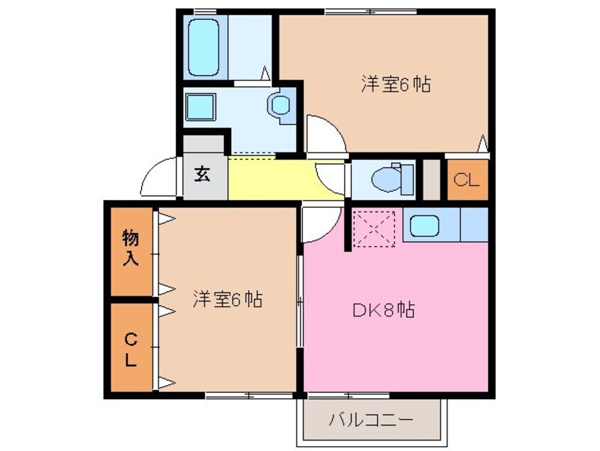 間取図 コスモスハウス　Ｈ