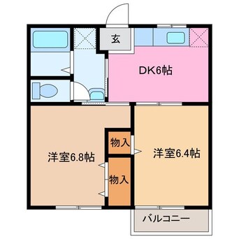 間取図 メゾンピュアコート　Ａ棟