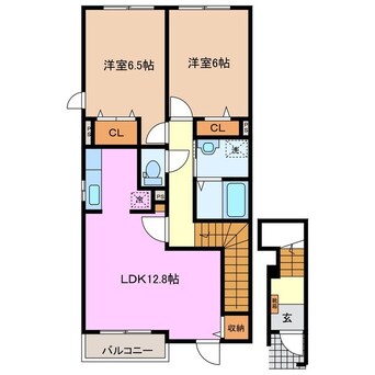 間取図 ヴェルサイユ