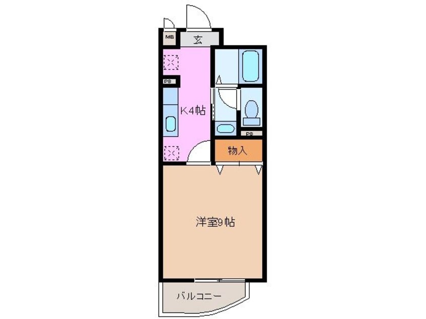 間取図 パレドールＫｏｎｉｓｈｉ