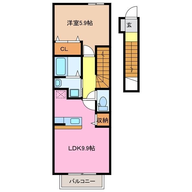 間取り図 リヴァーヒルズＫＩ