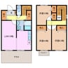 ユニフレックス嬉野　Ｂ 3LDKの間取り