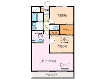 間取図 ルネスブランシェ