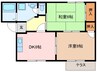 コーポ可憐　Ａ 2DKの間取り