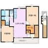 エクセリッシュ　Ａ 2LDKの間取り