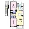 ファミールＴ・Ｋ　Ⅱ 2LDKの間取り
