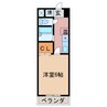 パルテンザ松阪２ 1Kの間取り