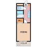 パルテンザ松阪1 1Kの間取り