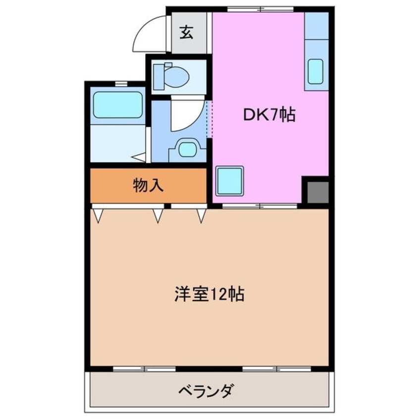 間取図 ビオラ第一ビル