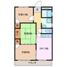西丸之内パークマンション 3DKの間取り