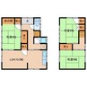 M様川井町貸家 3LDKの間取り