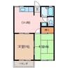 Ｎ・フラット 2DKの間取り