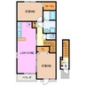 アルドール　Ａ 2LDKの間取り