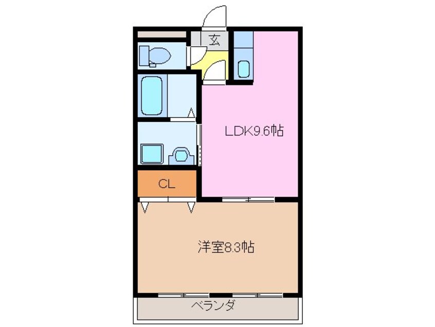 間取図 カンタベリーⅡ