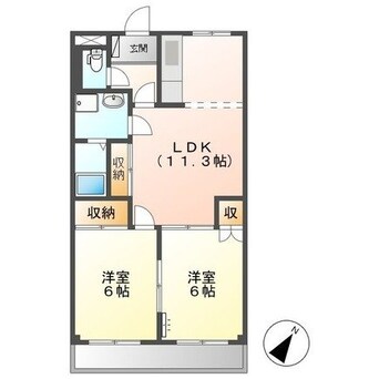 間取図 ソレイユ