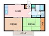 サンエステート 2DKの間取り