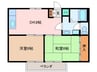 サンエステート 2DKの間取り