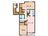 アルシュ　Ⅱ 2LDKの間取り