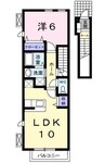 スイフヨウ　Ｂ 1LDKの間取り