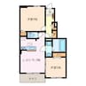 ステラＡ 2LDKの間取り