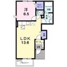 クラール 1LDKの間取り