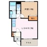 シャルマンハイツＢ 1LDKの間取り