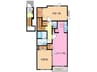 アルシュ　Ⅱ 2LDKの間取り