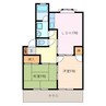ロイヤルコーポ 2LDKの間取り