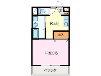 間取図 クラージュ21