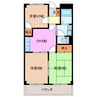 ＥＴＯＩＬＥ中出 3DKの間取り