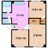 メゾン大国　Ａ棟 3DKの間取り