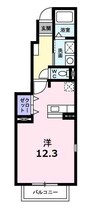 アステルン 1Rの間取り