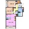 べレオ松阪中央 2LDKの間取り
