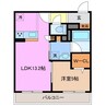 べレオ松阪中央 1LDKの間取り