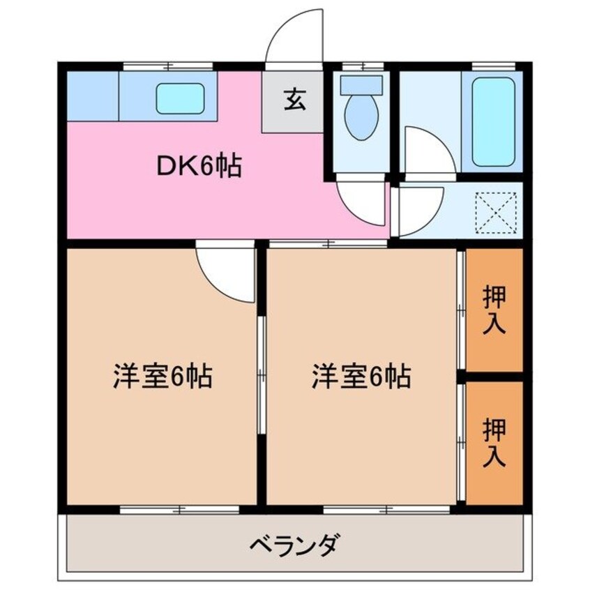 間取図 ハートランド垣鼻