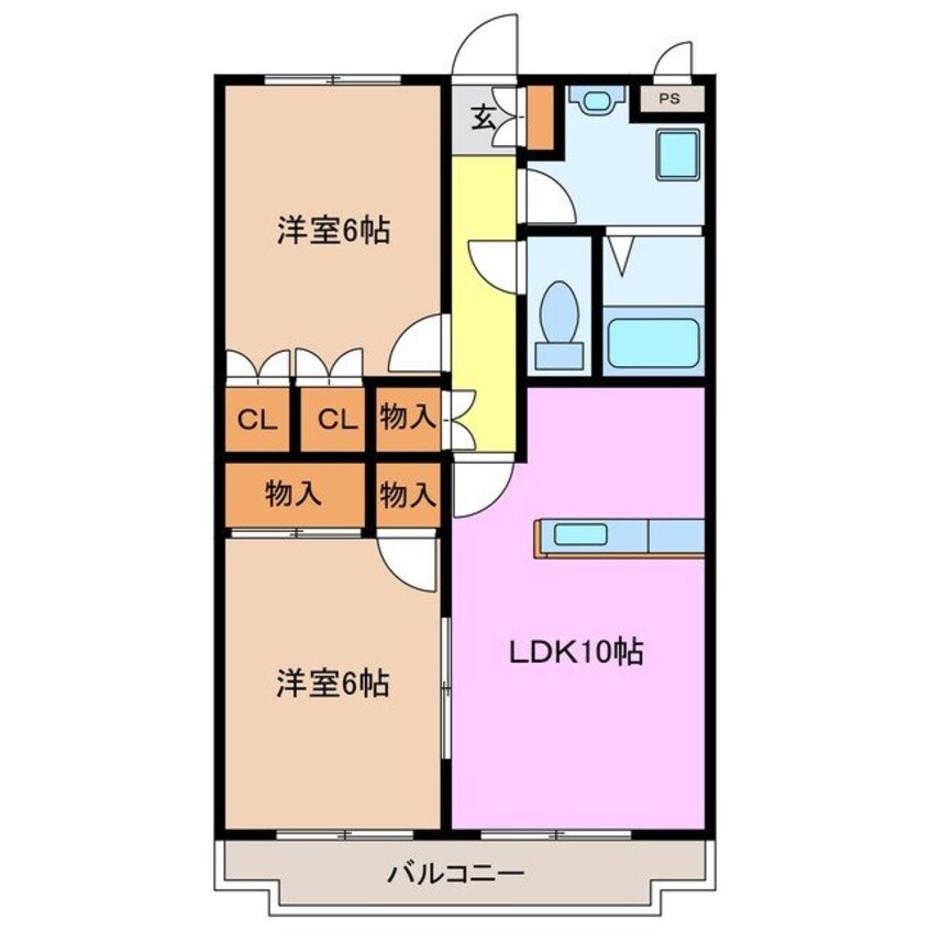 間取図 エスポワールＭ