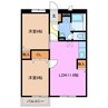 サニーヒル．ゴン 2LDKの間取り