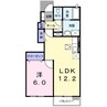 ベガ 1LDKの間取り