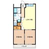マンションルイール　21 2LDKの間取り