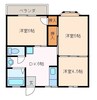 ジュネスよこわ 3DKの間取り