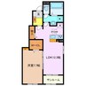 ライラック　Ａ 1LDKの間取り