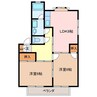 ロイヤルコーポ 2LDKの間取り
