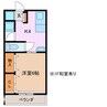 プチコーポ 1Kの間取り