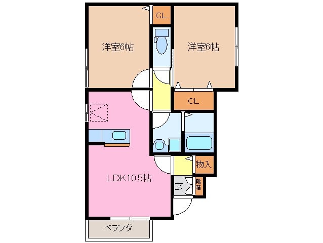 間取り図 レジデンス　Ｋ２